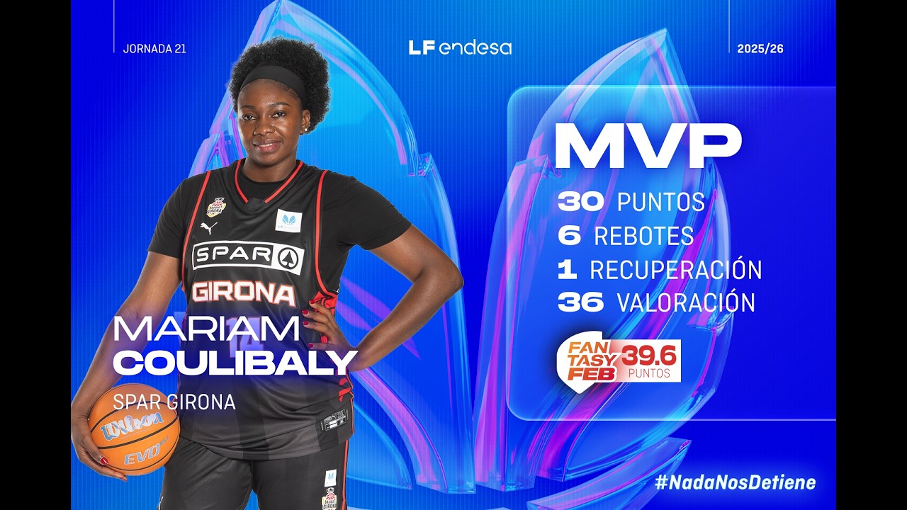 LF Endesa | Mariam Coulibaly (Spar Girona), MVP de la jornada 21