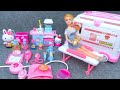 Kitchen Playset Unboxing Cute Pink Rabbit Kitchen Set Play Cooking Collection ASMR TOY PLAYSET