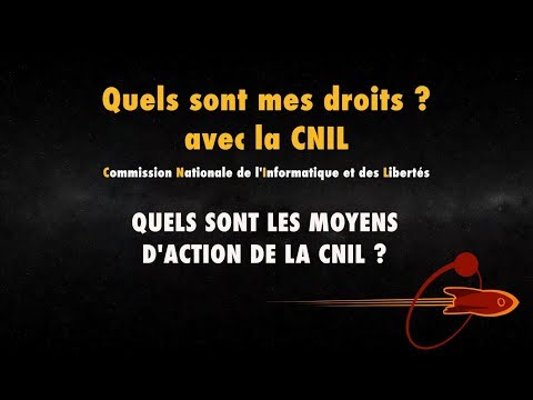 Données personnelles - CNIL Moyens d'action