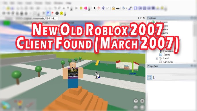 SuperVictor64 on X: Running a Unofficial Accurate Roblox 2006 Client on a  xp vm.  / X