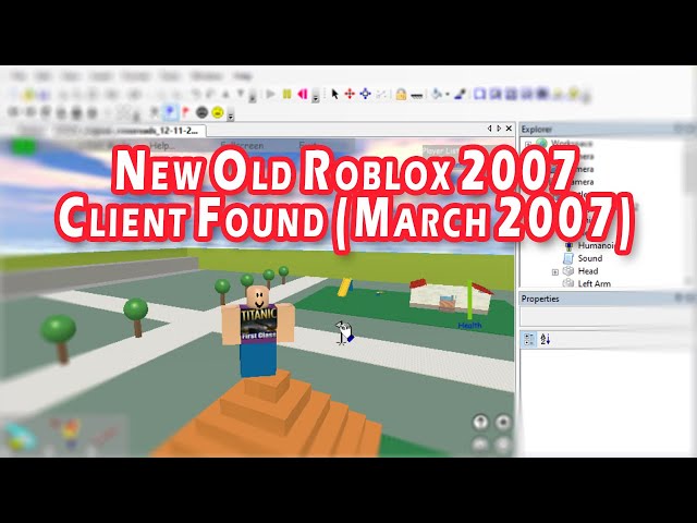 Found Late 2016 ROBLOX Client - General Discussion 