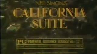 February 1979 tv spot for "california suite", a 1978 comedy film
directed by herbert ross with screenplay neil simon based on his play
of the same name,...
