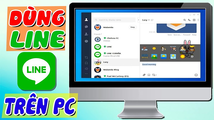 Hướng dẫn cách đang nhập line tren pc