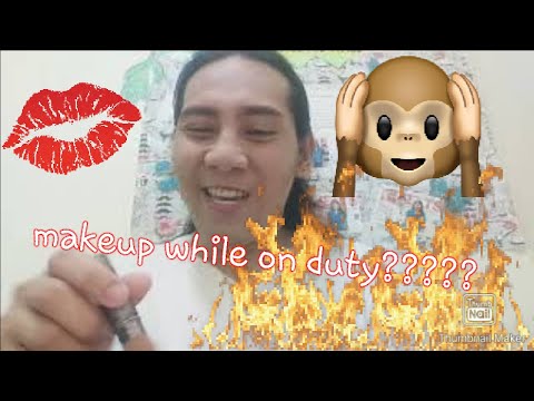 vlog#8-simplest-make-up-while-on-duty