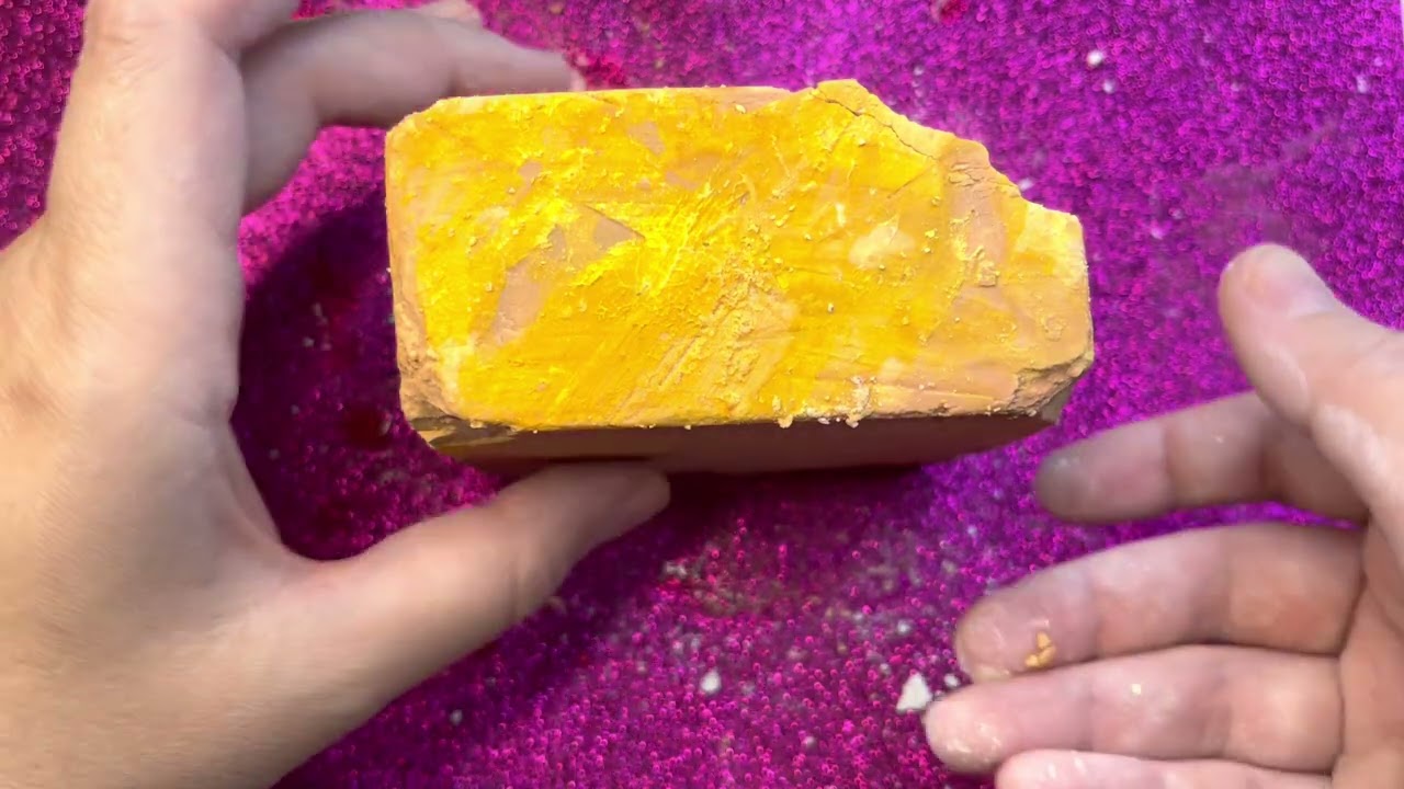 Chalk absorbs water in 3 seconds