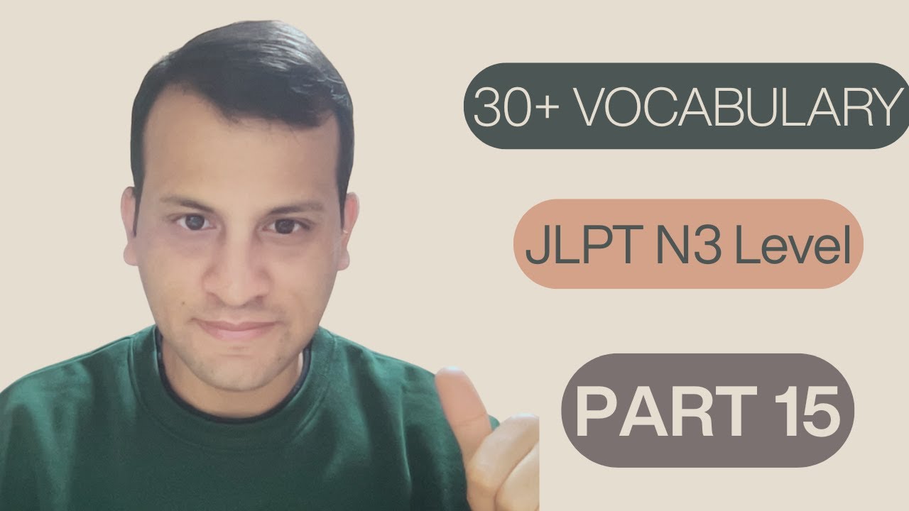 N3 30 Plus Vocabulary Part 15