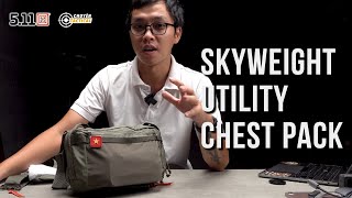 [Review] Túi Đeo Ngực 5.11 TACTICAL SKYWEIGHT UTILITY CHEST PACK - Chuyentactical.com