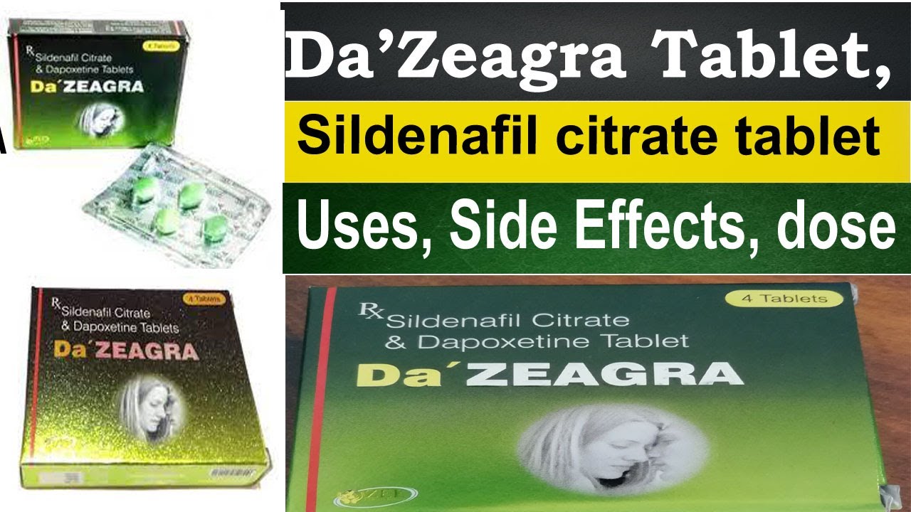 Da zeagra tablet kaise use kare - sildenafil citrate 50mg, dapoxetine  tablets 30 mg in hindi, uses