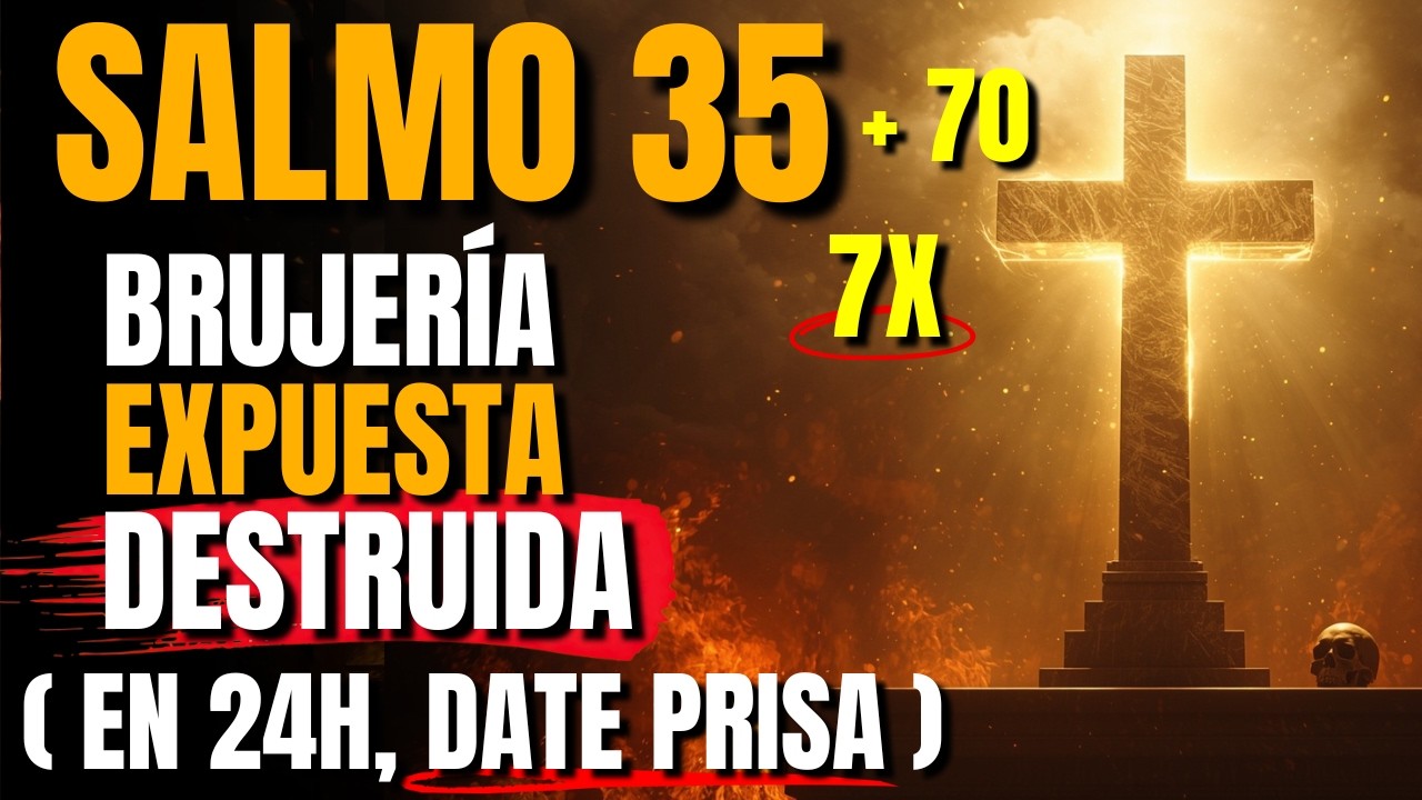 ⚔️ Dios revela: Salmo 35 + 70 — El arma de Dios contra la brujería y los enemigos, justicia rápida