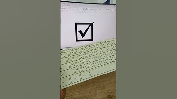 كتابة علامة صح في برنامج وورد