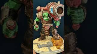 Printed and painted Ork with Bazooka  #warhammer40k  #bambulab  #miniaturepainter #orcs
