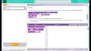 Unit 5 - Lesson 13 #3: Creating An Array