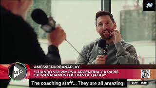 Andy Kusnetzoff interviews Messi 2023 (Part 6) [English subtitles]