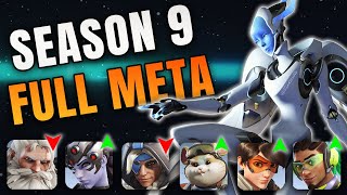 NEW Season 9 TIER LIST - Best and Worst Heroes in New META | Overwatch 2 DPS, Tank and Support TIPS