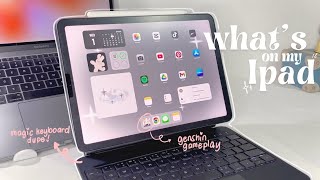 what's on my ipad ☁️ | simple & functional setup