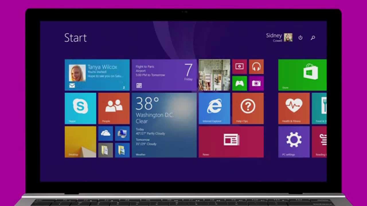 Първи стъпки с Windows 8 1 - YouTube
