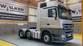 New In Stocklist For Sale: MERCEDES ACTROS MP3 2546 MEGASPACE 6X2 TRACTOR UNIT – 2012 – FE12 LLP