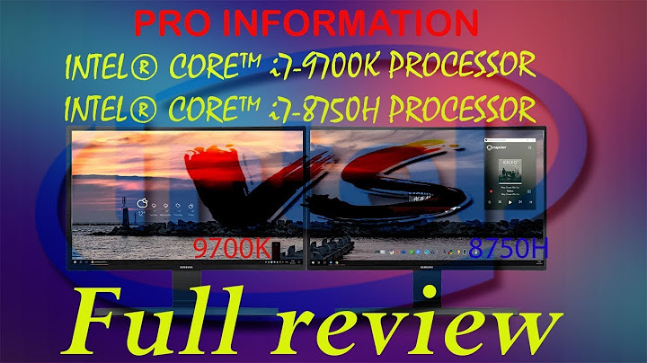 So sánh i7 8750h vs i7 9750h