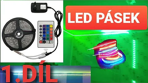 Jak připojit led pásek ke zdroji?