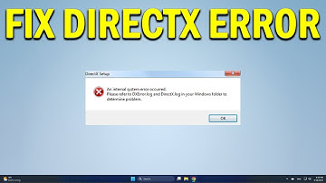 How To Fix DirectX Setup Error An Internal System Error Occurred in Windows 10 & 11 - Quick Fix