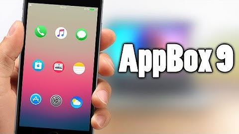 AppBox 9 - iOS 9 Jailbreak Cydia Tweak
