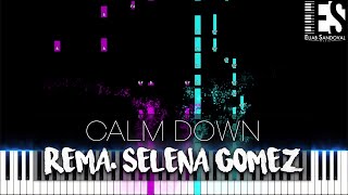 Calm Down - Rema, Selena Gómez (Piano Tutorial) | Eliab Sandoval Resimi