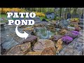 PATIO POND next to Deck | TRANQUILITY SERIES