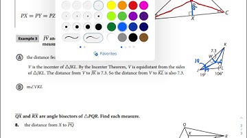 8.2 Angle Bisectors of Triangles