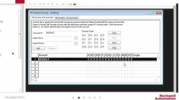 configuring security for FactoryTalk View ME
