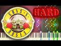 GUNS N' ROSES - PARADISE CITY - Piano Tutorial