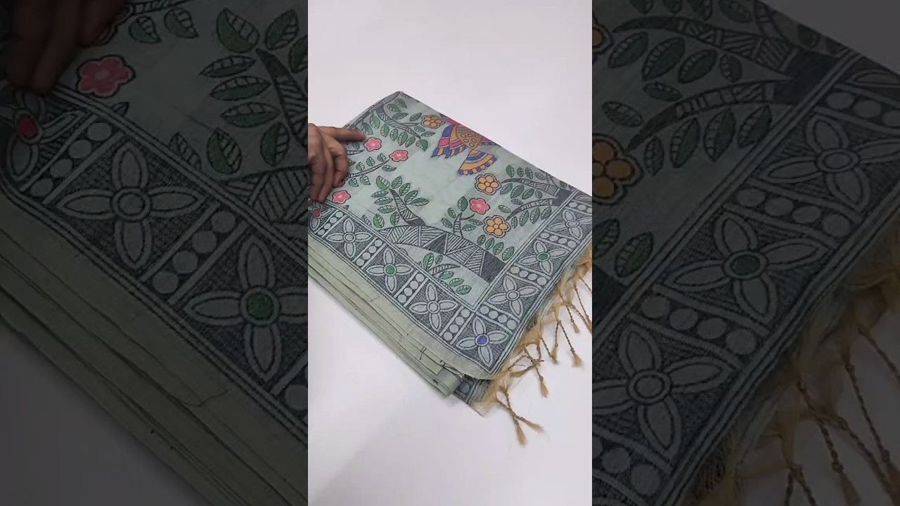 Madhubani Soft Muga Cotton Saree