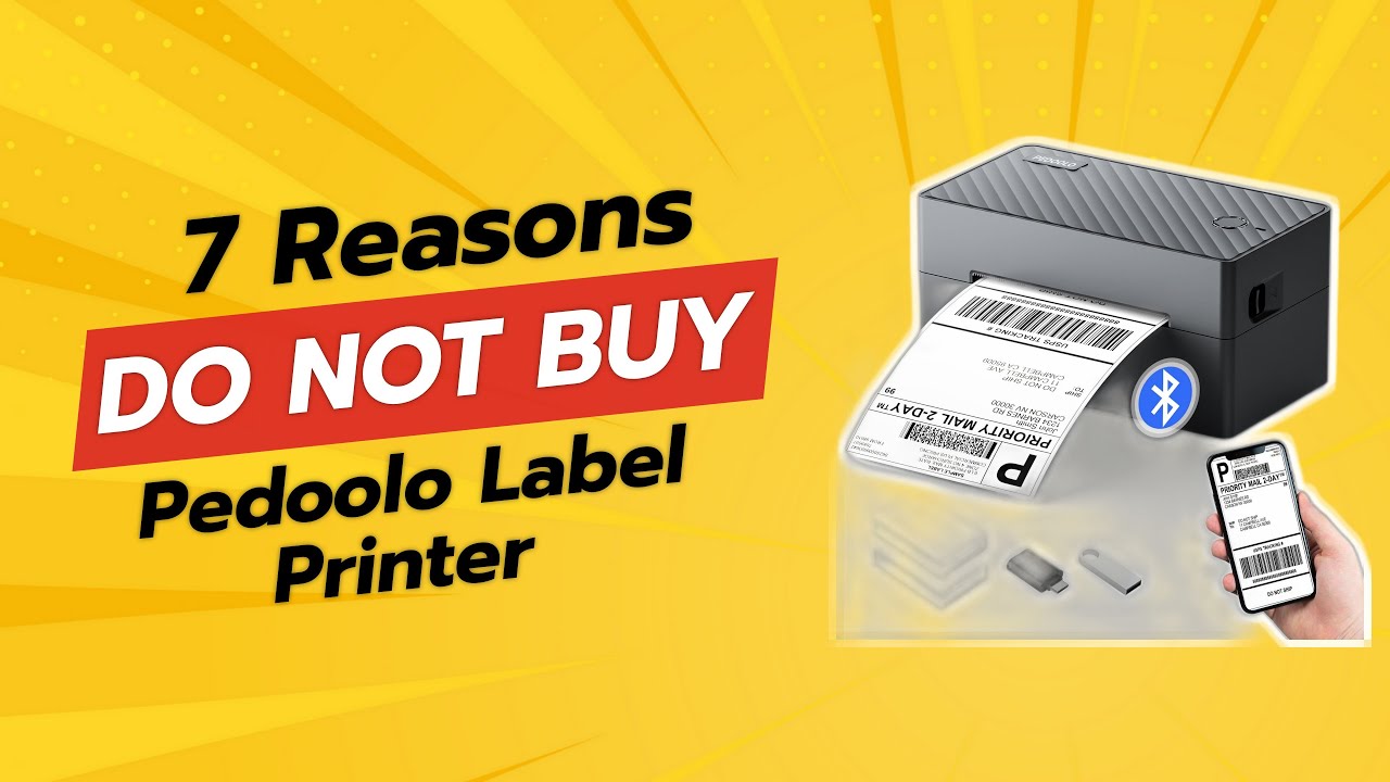 DON'T BUY PEDOOLO Label Printer BEFORE WATCHING THIS VIDEO! 🚫📦 (7 ...