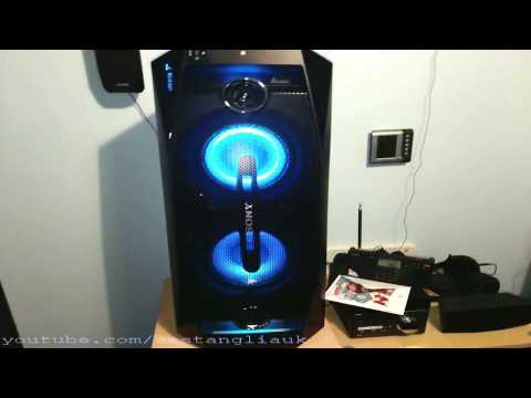 My mates SONY GTK-X1BT 500 WATT WIRELESS SPEAKER NFC BLUETOOTH & POWERFUL BASS music system set up