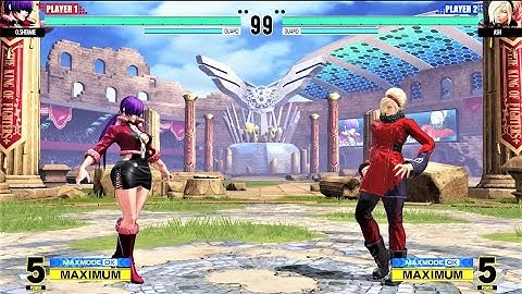 Orochi is back! Orochi Shermie vs Ash Crimson (Hardest AI) - KOF XV
