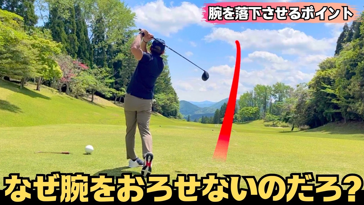 During the transition, bring your arms straight down] You won't be