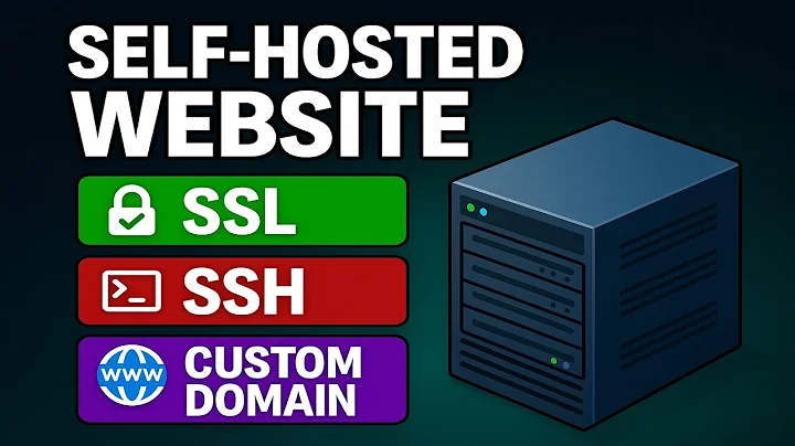 How to Host Your Own Website in 2025 (FREE SSL, Secure SSH, Custom Domain)