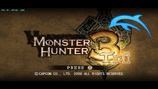 Monster Hunter Tri(MH3/MH Tri) Dolphin Emulator Comparison I Official vs MMJ vs MOD