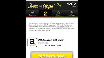 Freemyapps How I got $10 Amazon card (proof) use the referral link below this video to get this app