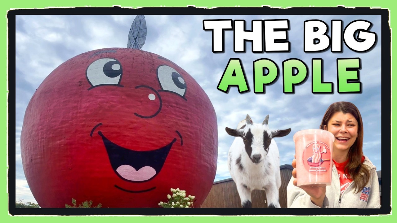 THE BIG APPLE: Ontario's Best Roadside Attraction?! | Vlog