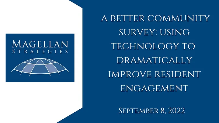 A Better Community Survey - Using Technology to Dramatically Improve Resident Engagement