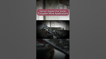 Sensor-based Ore Sorter | Tungsten Mine Applications  #oresorting