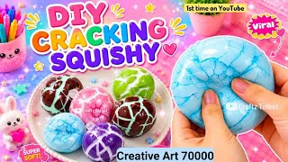 Viral TikTok Cracking Squishy/Art and craft/Easy making of squishy @CreativeArt70000 