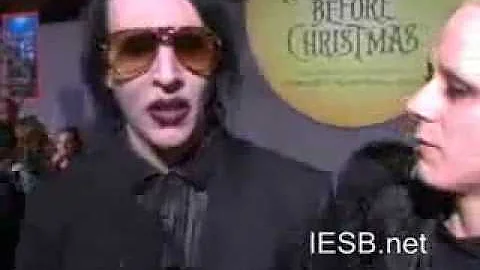 Marilyn Manson Nightmare  Before  Christmas  Premier