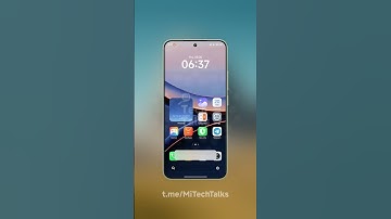 Новый эффект экрана блокировки #HyperOS2 | #xiaomi #xiaomihyperos2 #hyperos #android15 #shorts