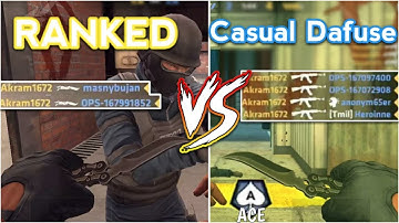 How i Play Casual Defuse VS How i Play Ranked - Critical Ops