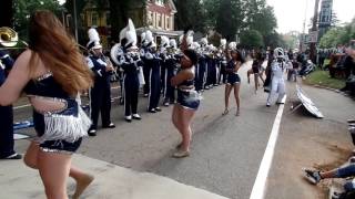 2016 Livingston Homecoming parade HPC Marching band Breakdown Judges Booth