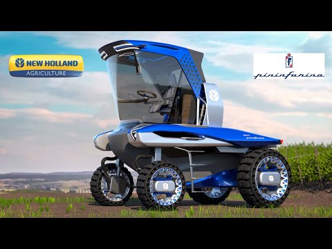 New Holland & Pininfarina - Imaginez le tracteur enjambeur de demain !