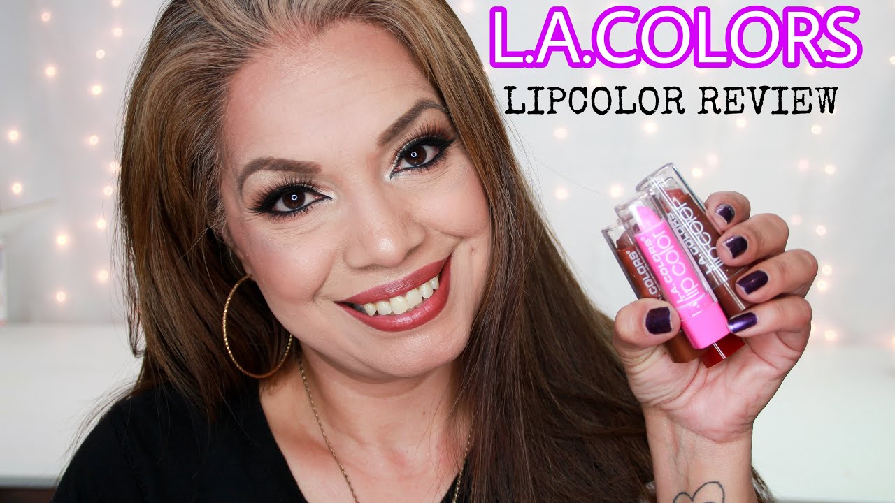 Dollar General L.A. Color Lipstick & Swatches Review Dollar General
