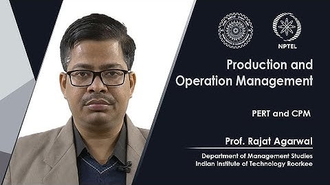 Lec 52- PERT and CPM