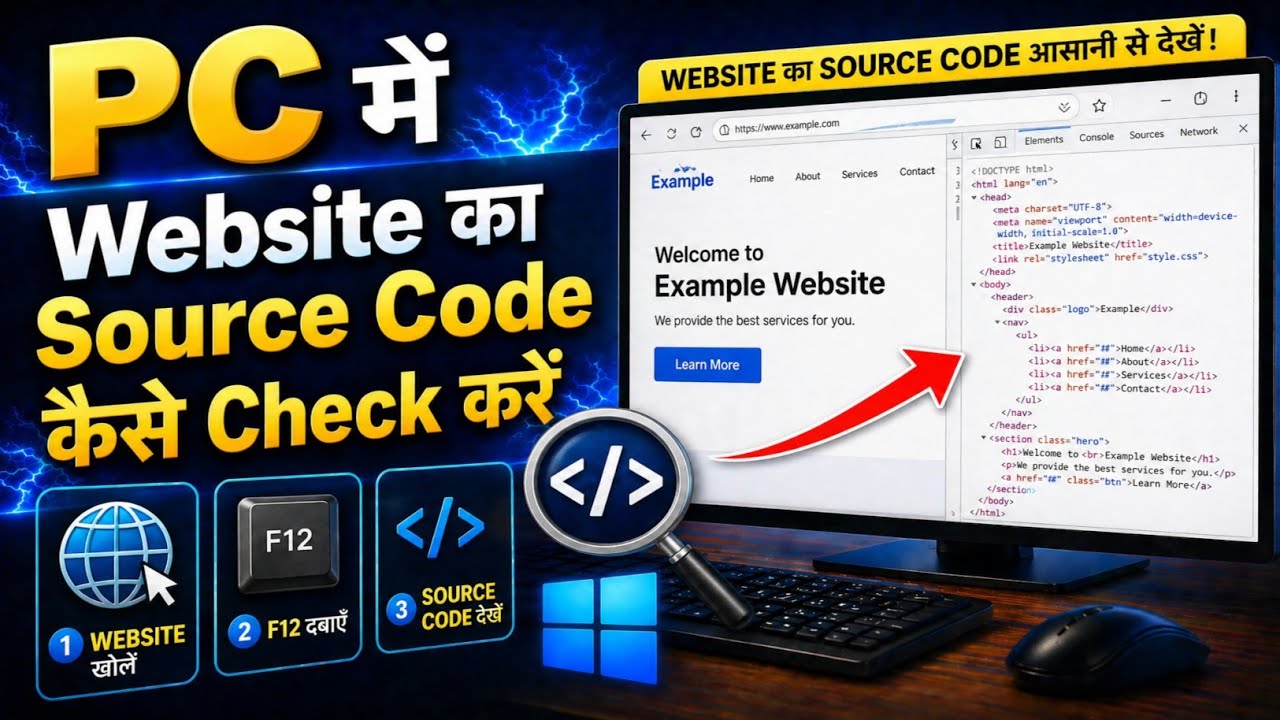 Part 24 How To View Source Code Of Any Website part-24-how-to-view-source-code-of-any-website
